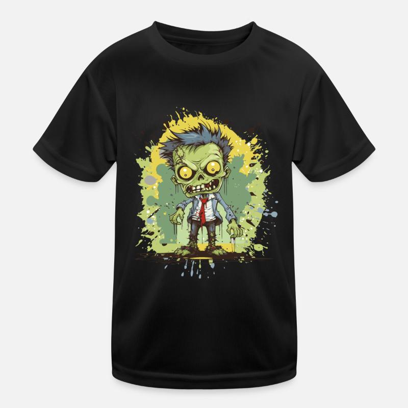 Zombie Comic Kinder Funktions-T-Shirt