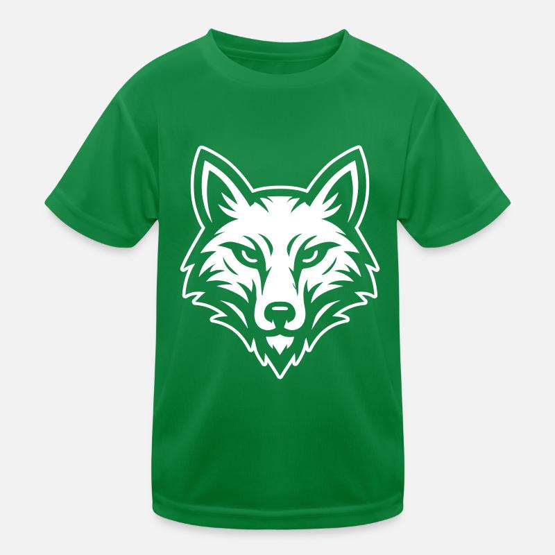 Fuchs Kopf Kinder Funktions-T-Shirt