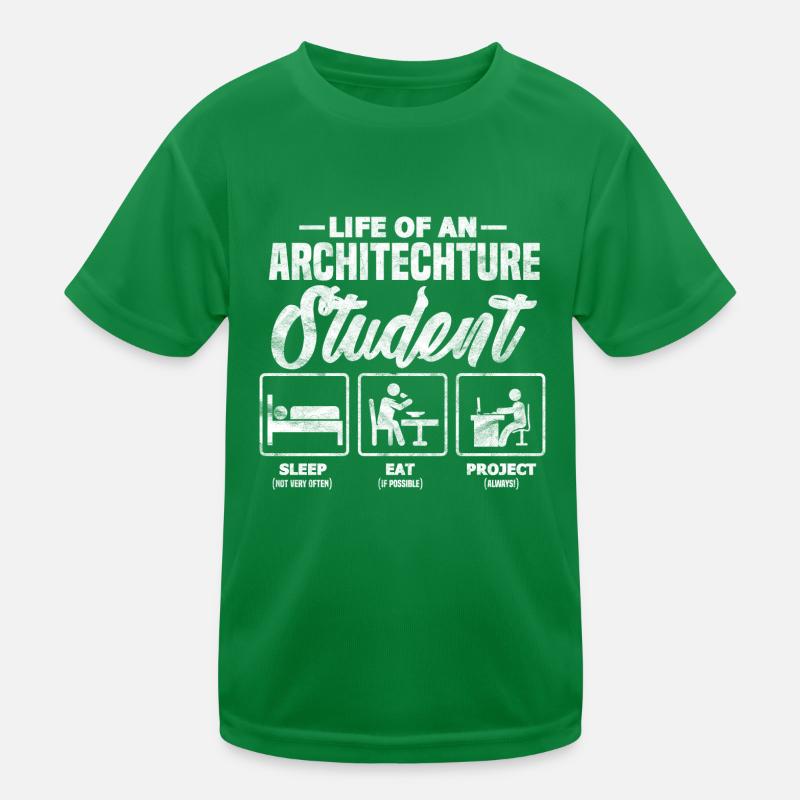 Architekt Student Kinder Funktions-T-Shirt