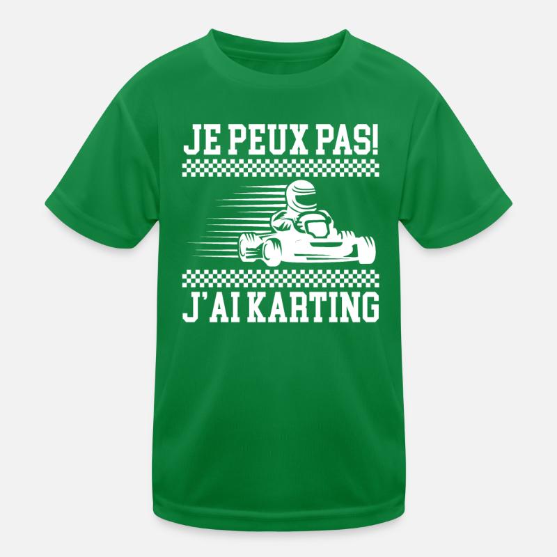 Je Peux Pas J'Ai Karting T-shirt sport Enfant