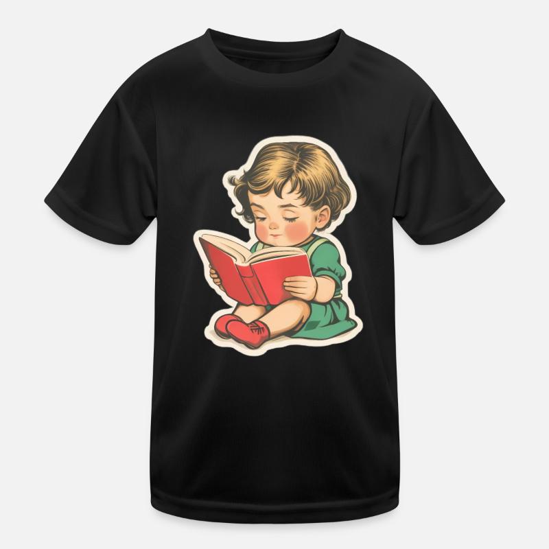 Back to School, Bookworm Kids Functional T-Shirt