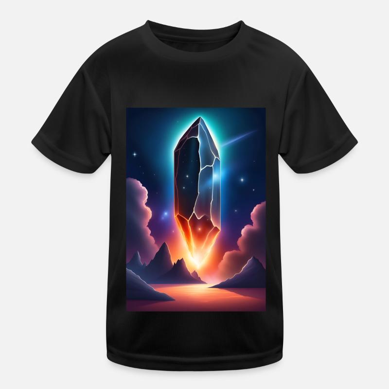 Gigantic mysterious meteoroid from outer space Kids Functional T-Shirt
