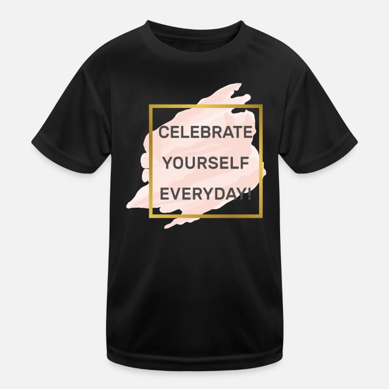Selbstbewußtsein Motivation Selbstvertrauen Liebe Kinder Funktions-T-Shirt