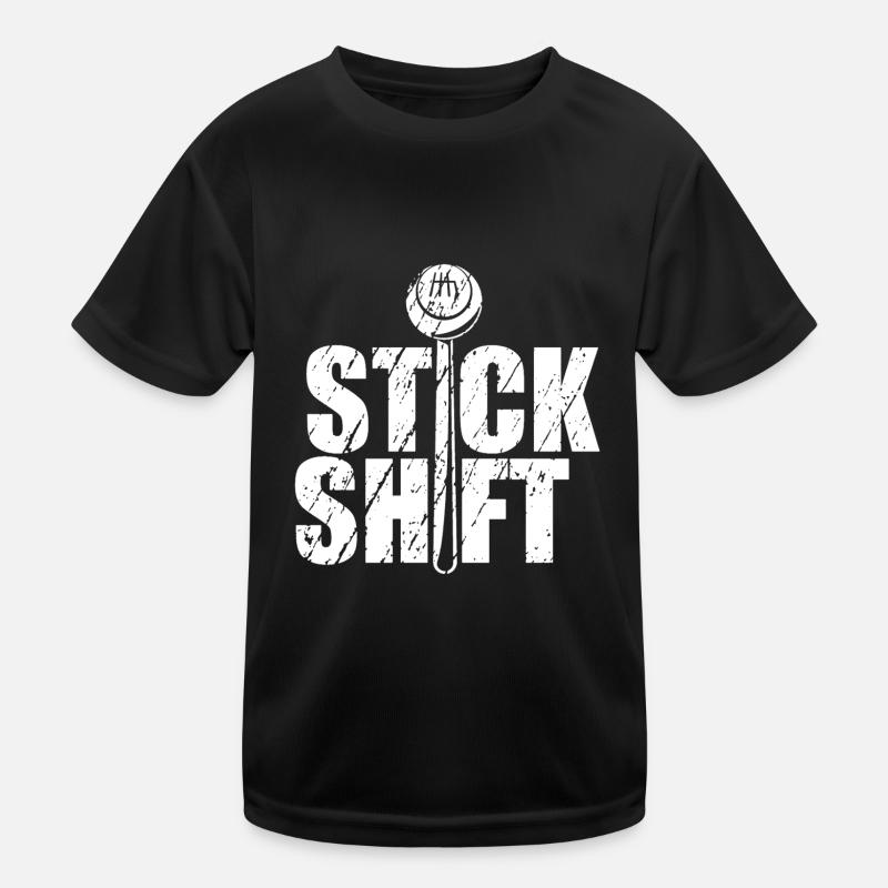 Trucker Stick Shift Kids Functional T-Shirt