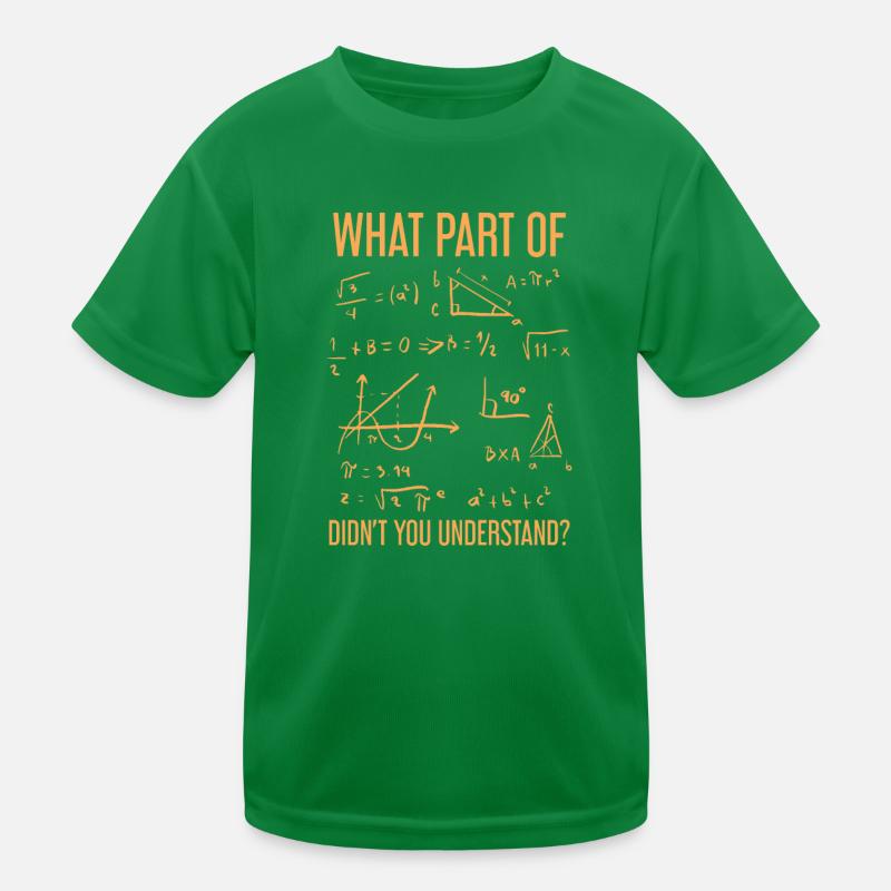 Mathe Understand Design für einen Lehrer oder Kinder Funktions-T-Shirt