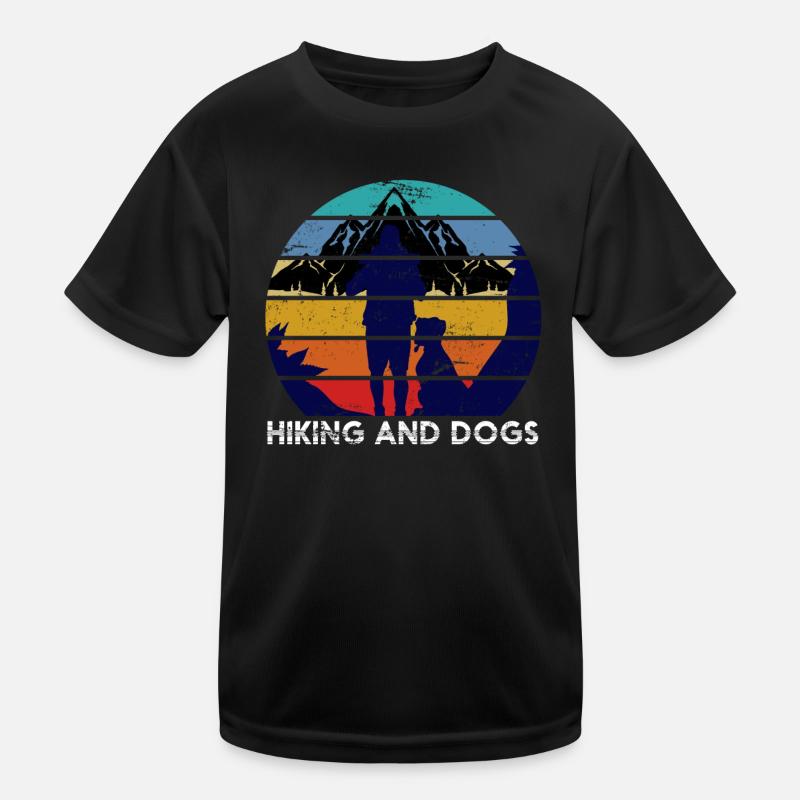 Wanderer Hunde Geschenk Wandern Kinder Funktions-T-Shirt