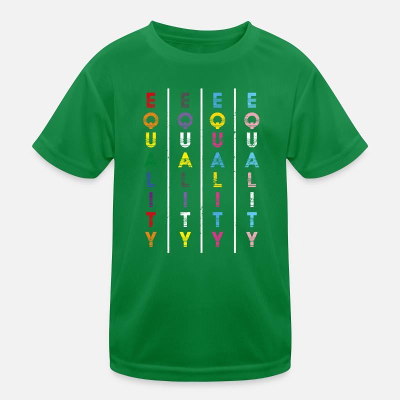 Equality Pansexual Transgender Non Binary LGBT Kids Functional T-Shirt