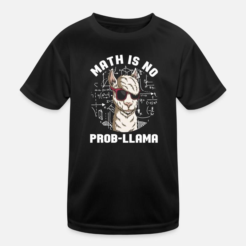 Maths Lama Mathma maths nerd cadeau de maths T-shirt sport Enfant
