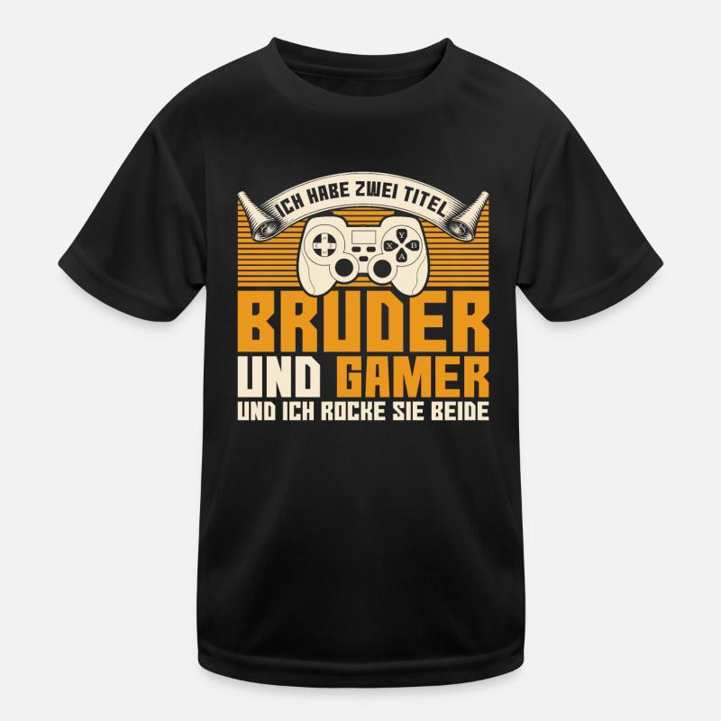 Gaming Kinder Funktions-T-Shirt