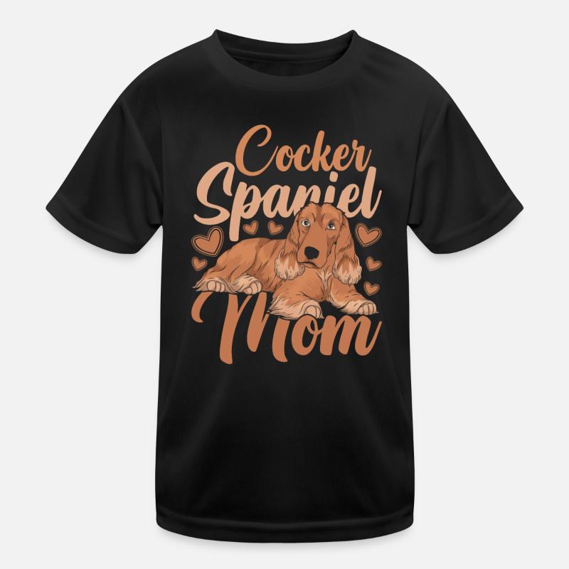 Muttertag Hunde Geschenkidee Cocker Spaniel Kinder Funktions-T-Shirt