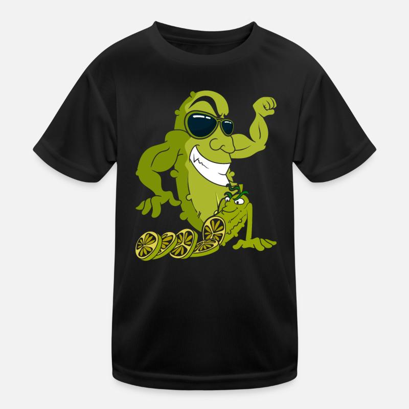 Gurke Kinder Funktions-T-Shirt