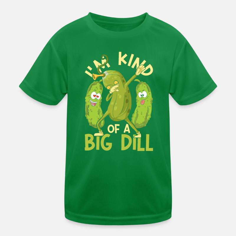 Drôle de cadeau de légumes Dabbing Concombre T-shirt sport Enfant