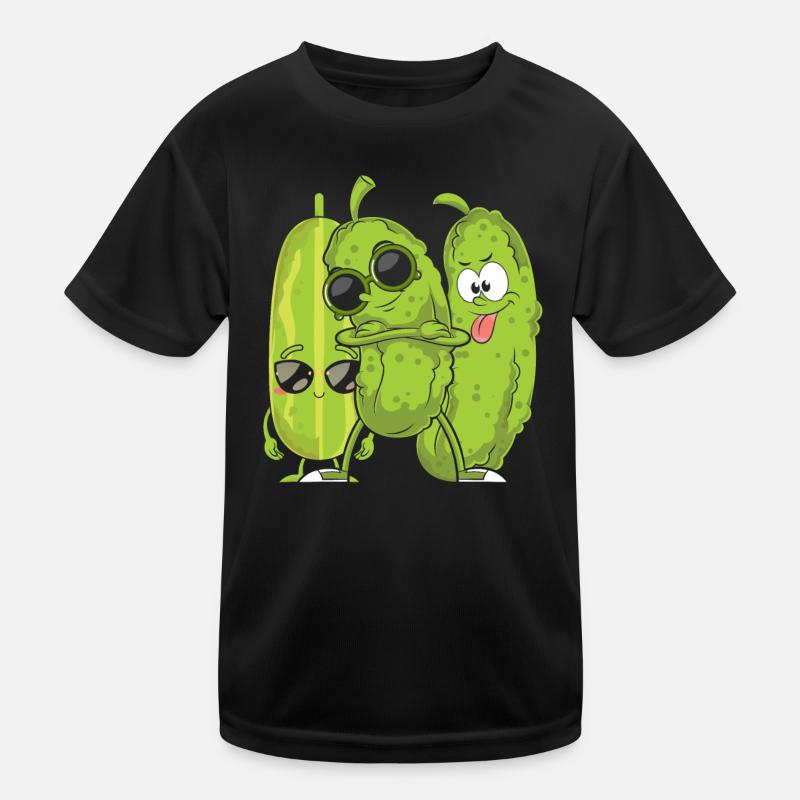 Gurke Kinder Funktions-T-Shirt