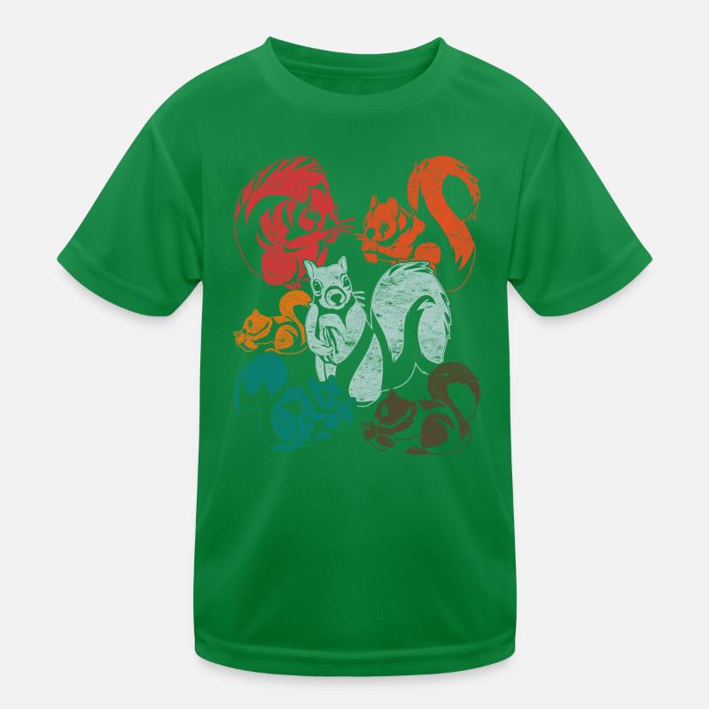 Écureuil T-shirt sport Enfant