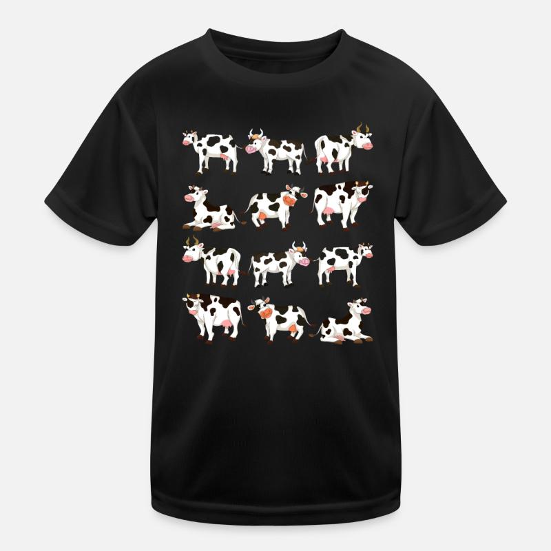 Kuh Kinder Funktions-T-Shirt