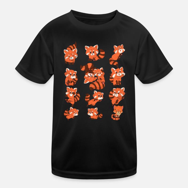 Red panda Kids Functional T-Shirt