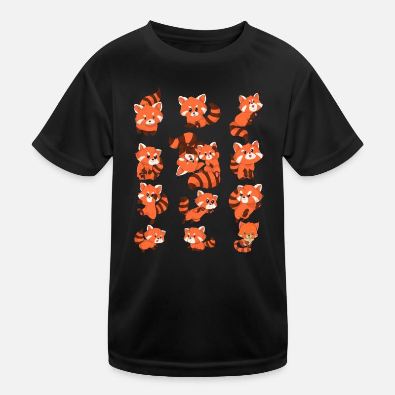 Red panda Kids Functional T-Shirt