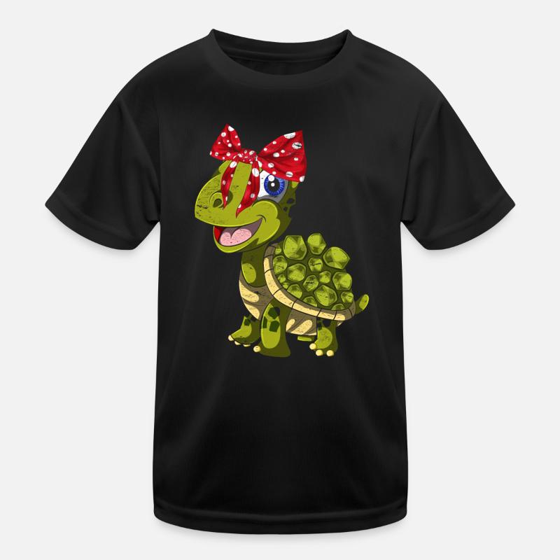 Schildkröte Kinder Funktions-T-Shirt