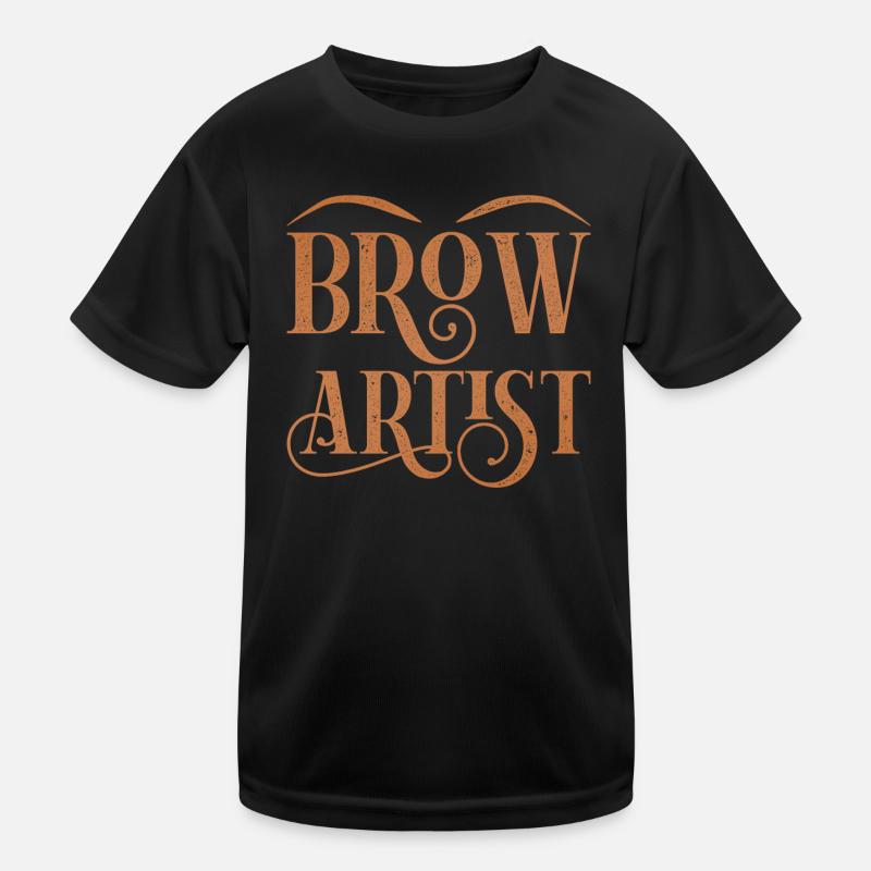 Make Up Artist Geschenk Beauty Brow Artist Kinder Funktions-T-Shirt