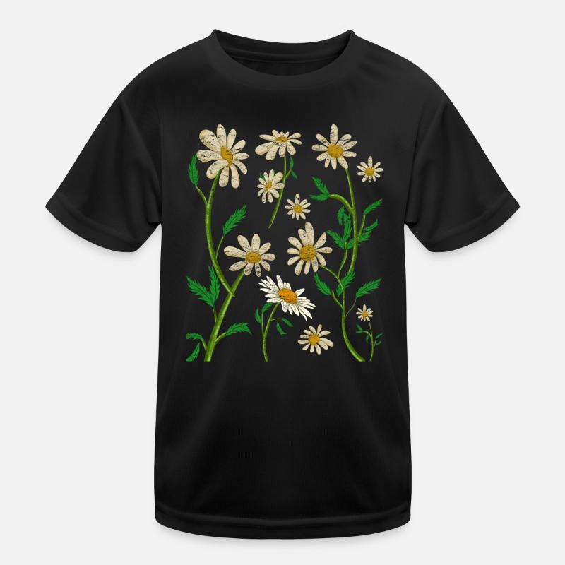 Daisy Nature Fleur Jardinier Cadeau Botanique T-shirt sport Enfant