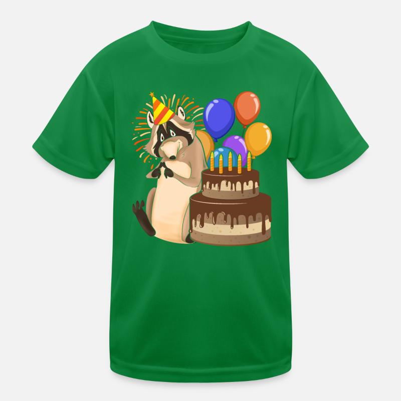 Trash Panda Geburtstags Party Geschenk Waschbär Kinder Funktions-T-Shirt