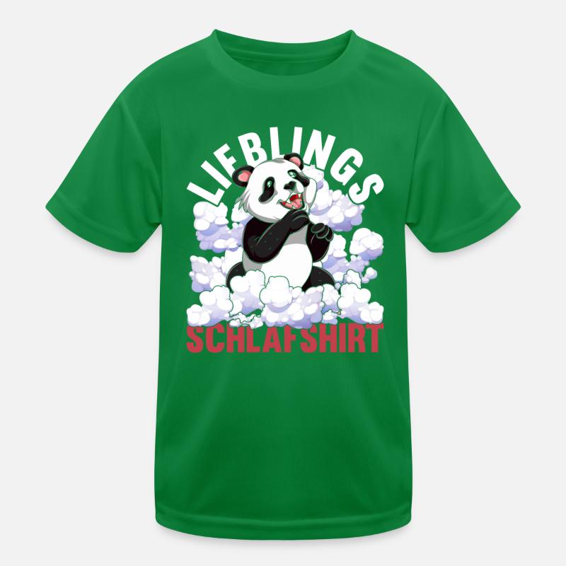 Lieblings Schlafshirt Tier Pyjama Geschenk Panda Kinder Funktions-T-Shirt