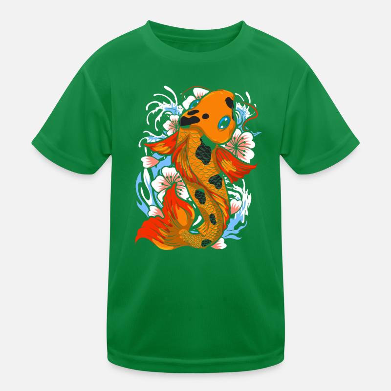Koi Carp Kids Functional T-Shirt