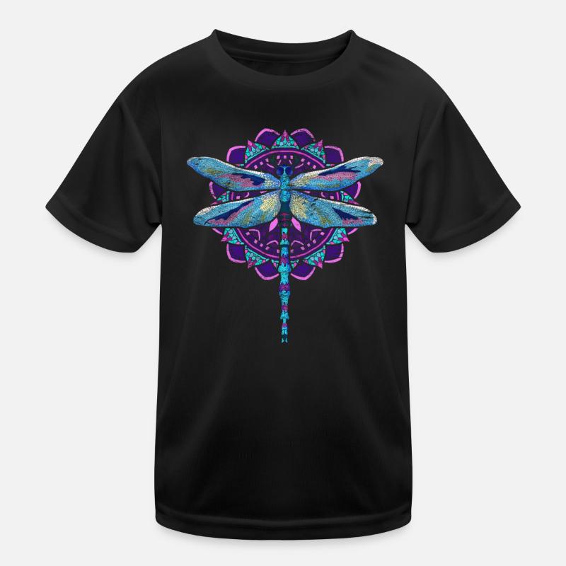 Insect Lover Animal Gift Mandala Libellule T-shirt sport Enfant
