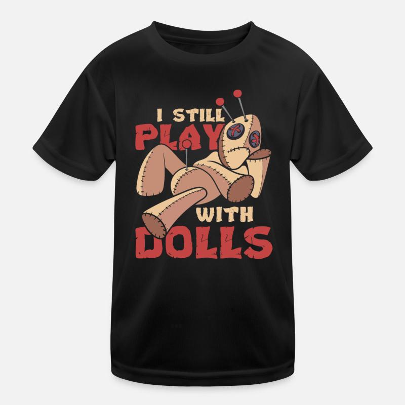 Voodoo Spell Wicca Witchcraft Funny Voodoo Doll Kids Functional T-Shirt
