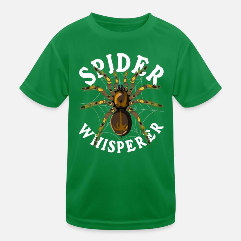 Vogelspinnen Flüsterer Arachnide Geschenk Spinne Kinder Funktions-T-Shirt
