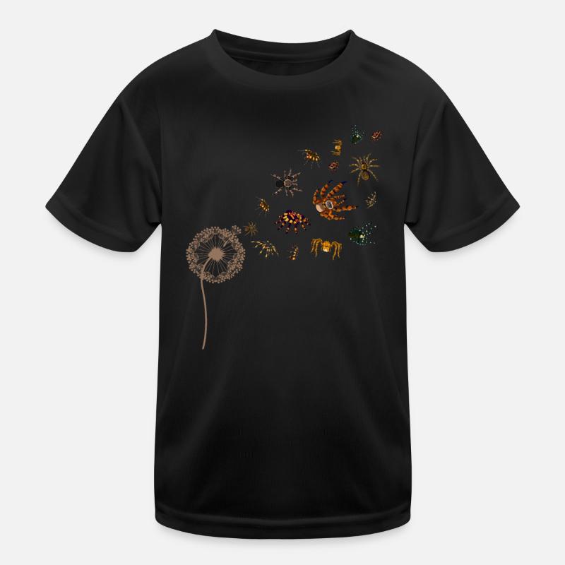 Arachnide Vogelspinne Geschenk Pusteblume Spinne Kinder Funktions-T-Shirt