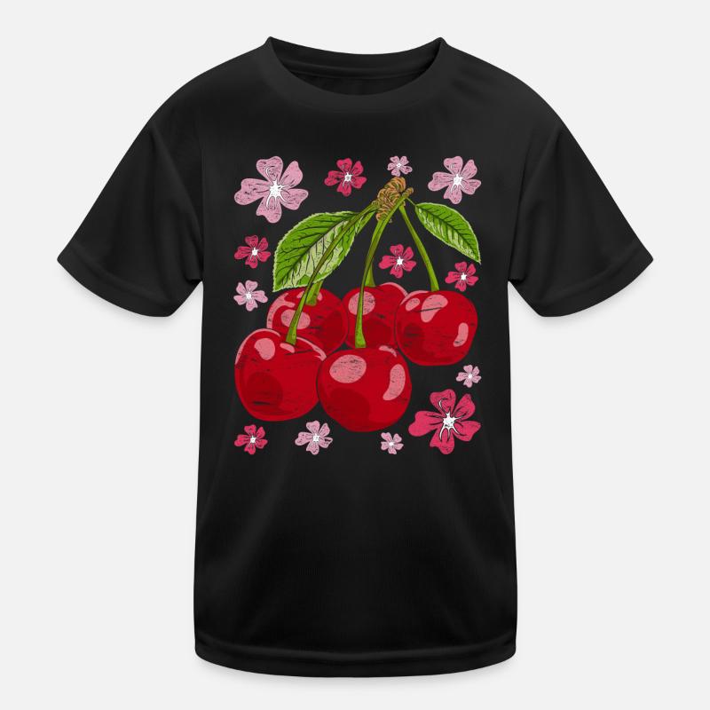 Cadeau de fruits d’été en fleur de cerisier Sakura Cherry T-shirt sport Enfant