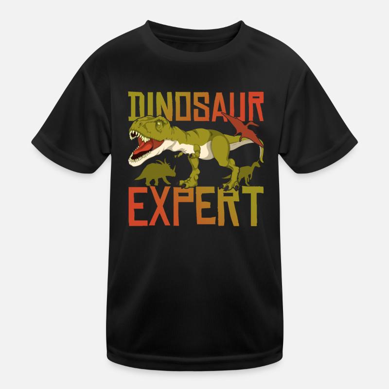 Dino Experte T Rex Lustiges Geschenk Dinosaurier Kinder Funktions-T-Shirt