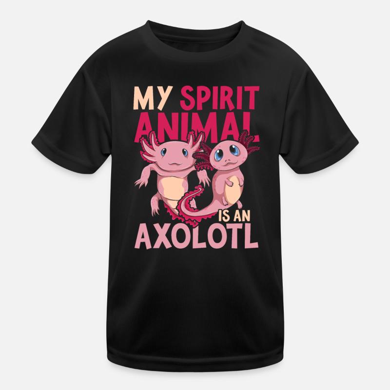 Salamandre amphibien à queue Drôle de cadeau Axolotl T-shirt sport Enfant