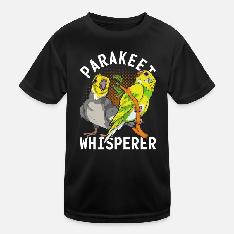 Vogelliebhaber Vogel Flüsterer Geschenk Sittich Kinder Funktions-T-Shirt