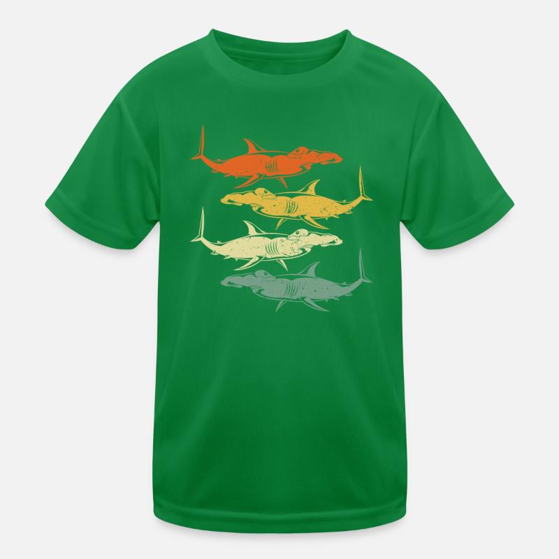 Requin-marteau rétro T-shirt sport Enfant