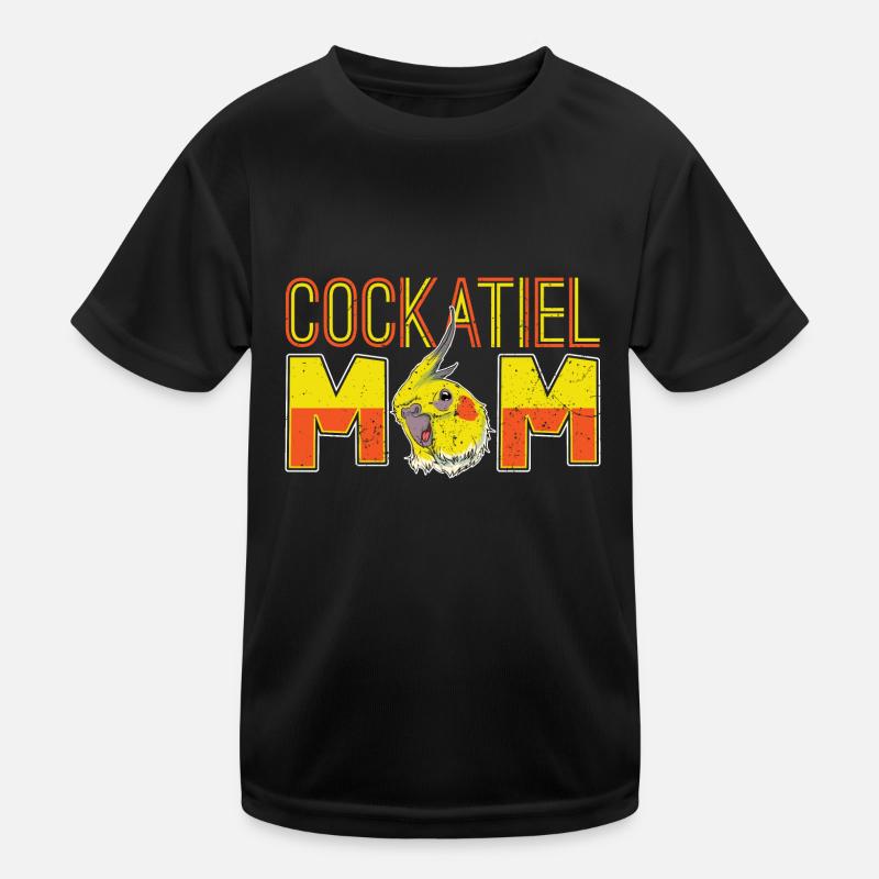 Nymphensittich Mama Muttertag Geschenk Tier Vogel Kinder Funktions-T-Shirt