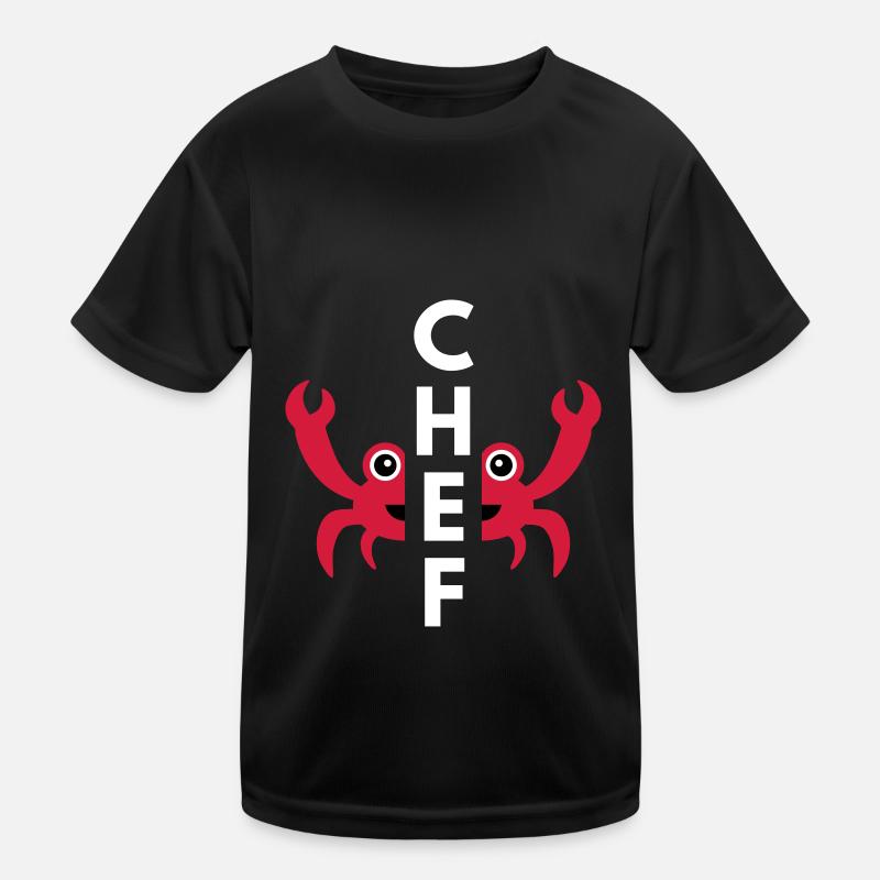 Chef (shared crab) Kids Functional T-Shirt