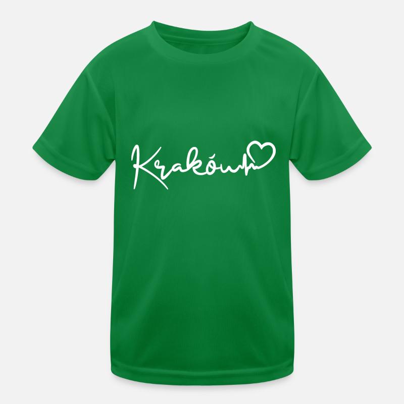 Rythme cardiaque de Cracovie T-shirt sport Enfant