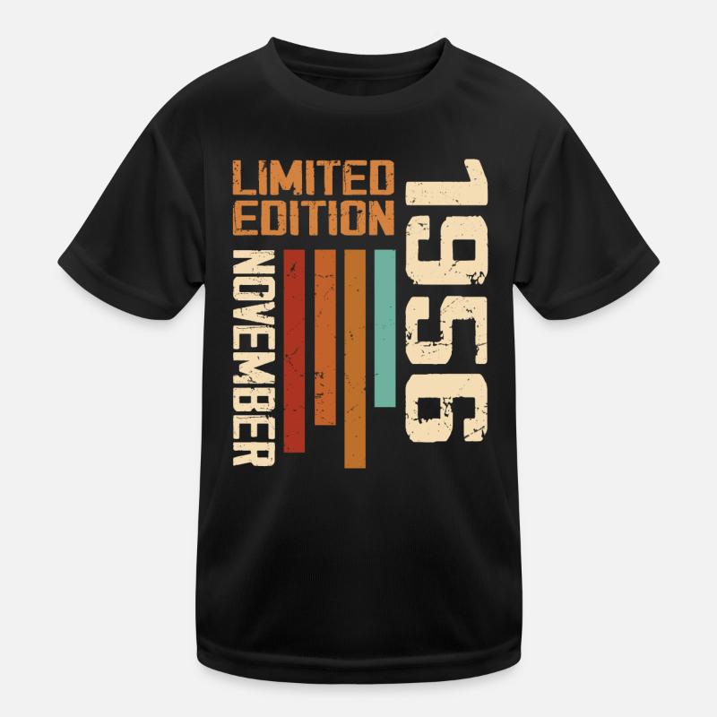 1956 November Birthday present. November 1956 Kids Functional T-Shirt