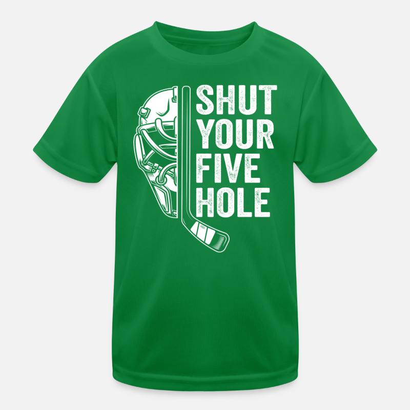 shut your five hole T-shirt sport Enfant