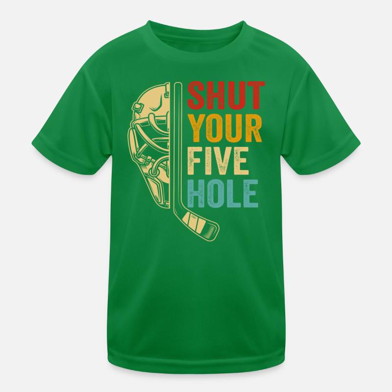 shut your five hole T-shirt sport Enfant