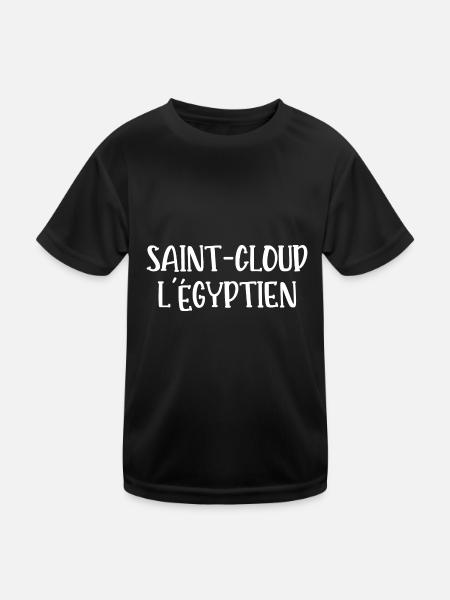 saint-cloud l'égyptien - T-shirt sport Enfant - noir - Devant