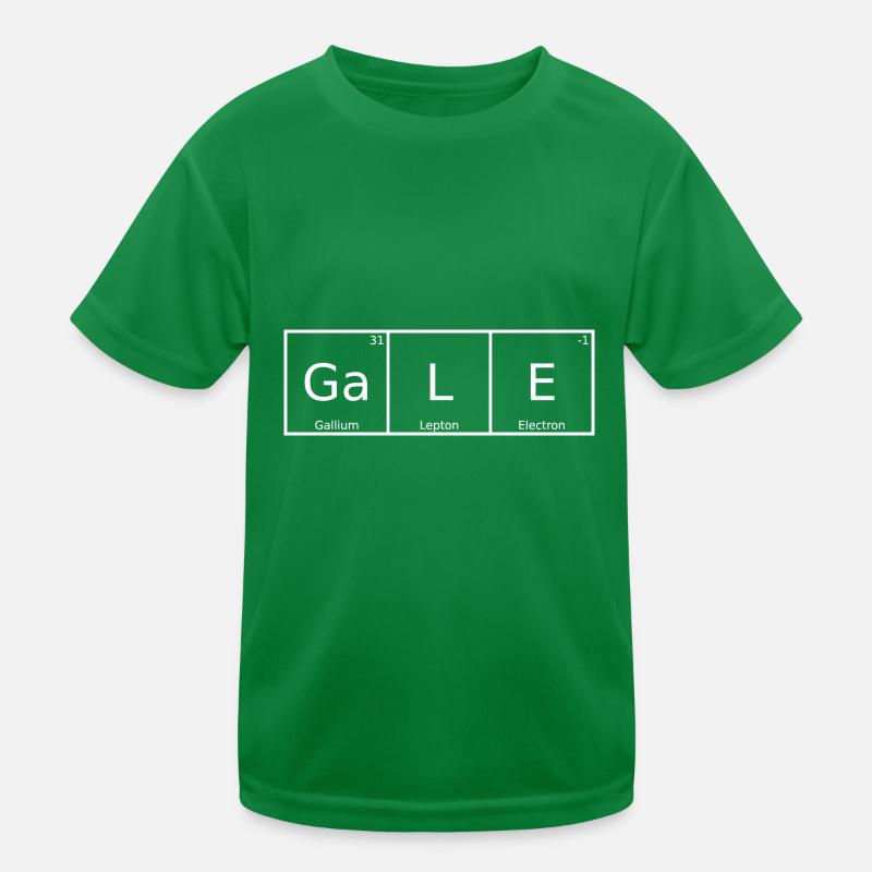 Gale Name First Name Chemistry Periodic Table Elements Kids Functional T-Shirt