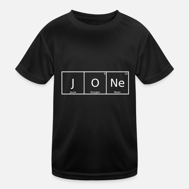 Jone Surname First Name Chemistry Periodic Table Elements Kids Functional T-Shirt