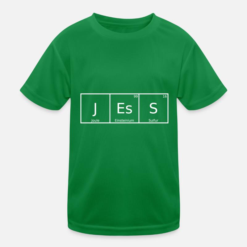 Jess Surname First Name Chemistry Periodic Table Elements Kids Functional T-Shirt