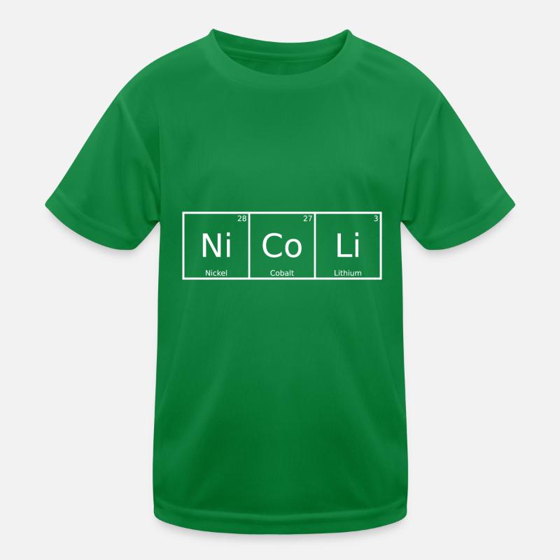 Nicoli Nom Prénom Chimie Tableau périodique Éléments T-shirt sport Enfant