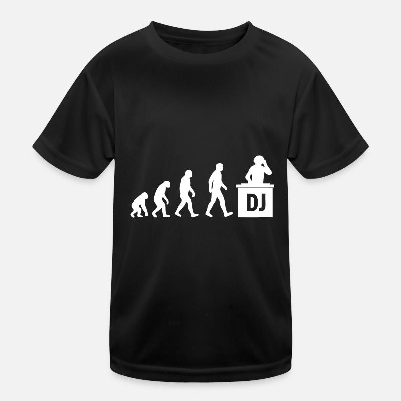 DJ Evolution – Electronic Music Kids Functional T-Shirt