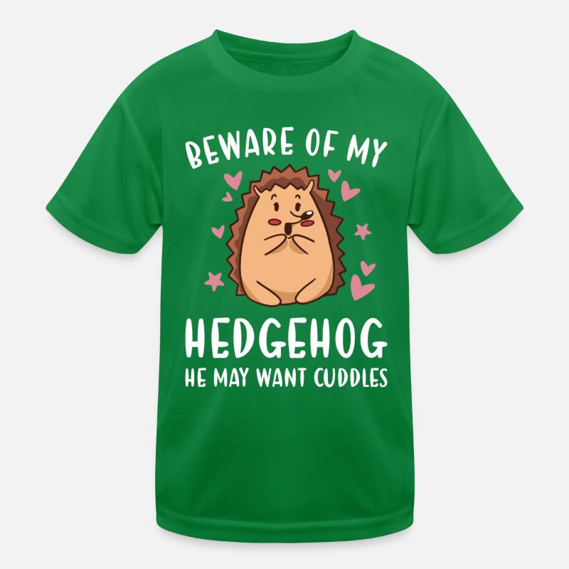 Hedgie Méfiez-vous de mon hérisson T-shirt sport Enfant