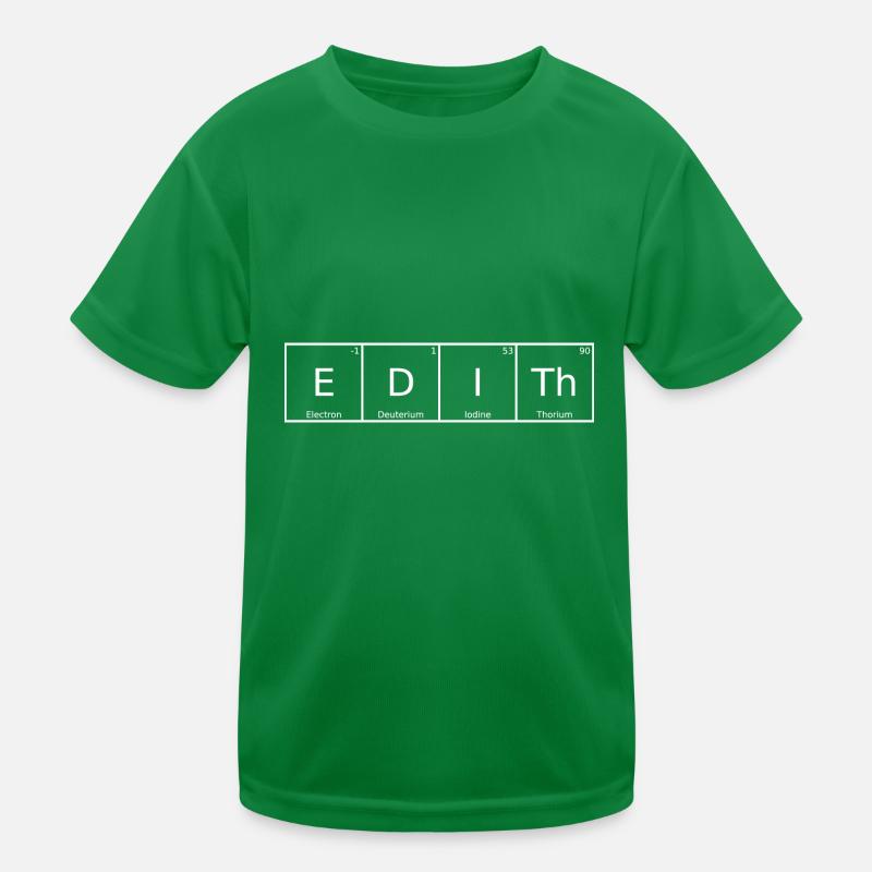 Edith Name First Name Chemistry Periodic Table Elements Kids Functional T-Shirt